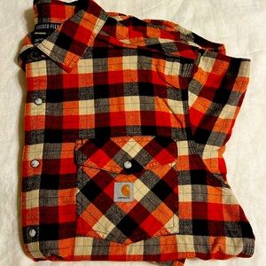 Carhartt opal button down flannel